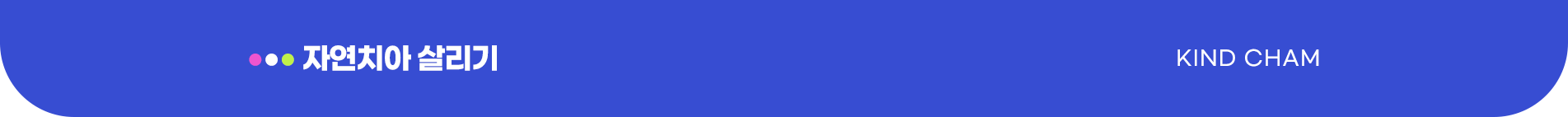 자연치아 살리기